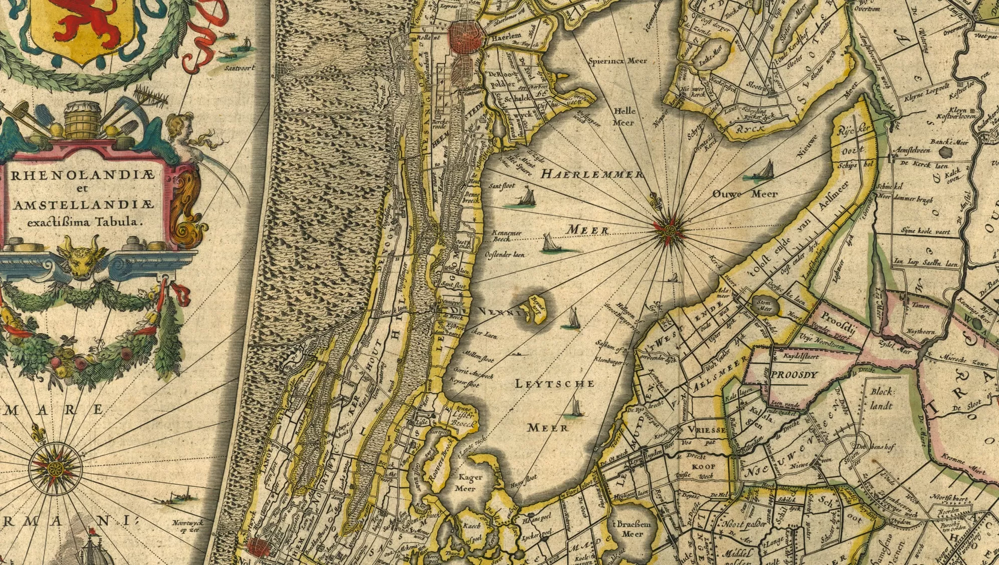 Map of 17th century Rhineland