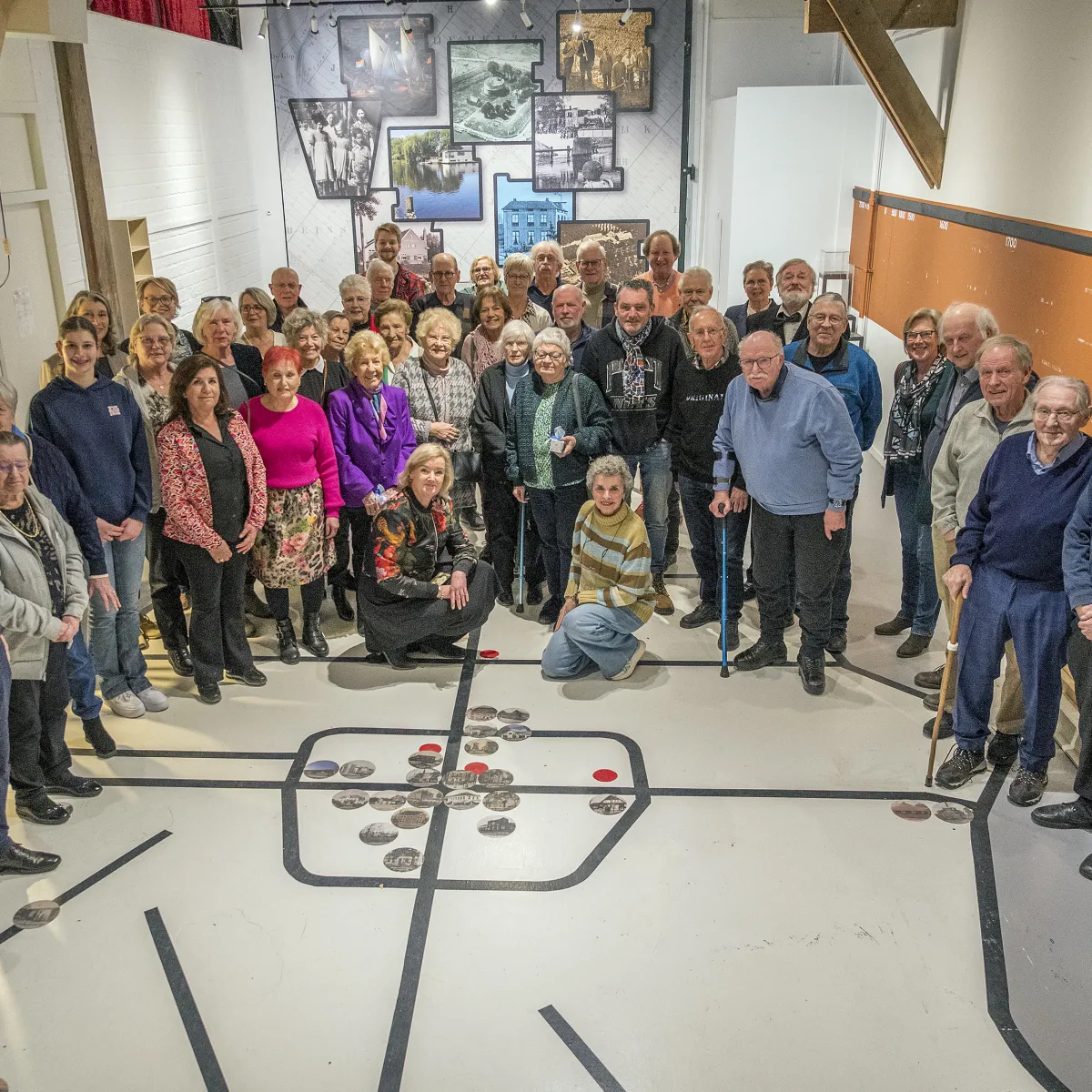 vrijwilligers van historisch museum